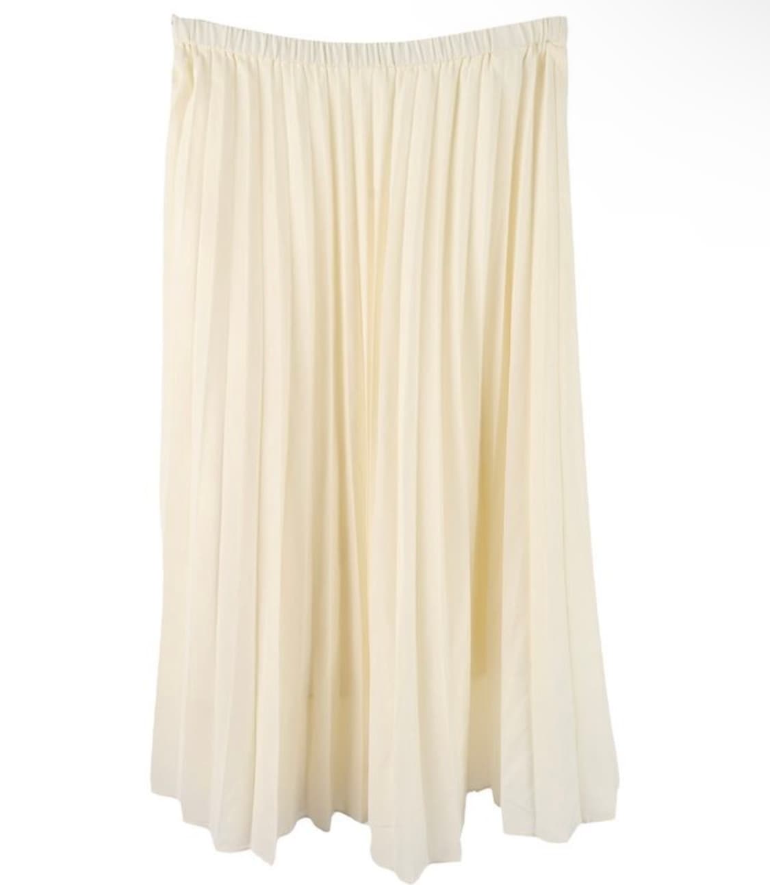 급처분)유니클로)롱스커트(아이보리)L 상품이미지1