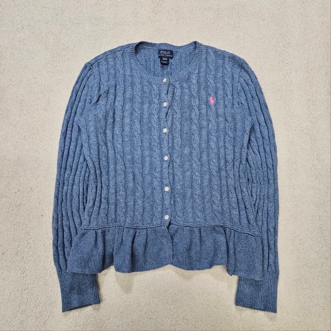 폴로 랄프 로렌 신형 케이블 가디건 L12-14 상품이미지1
