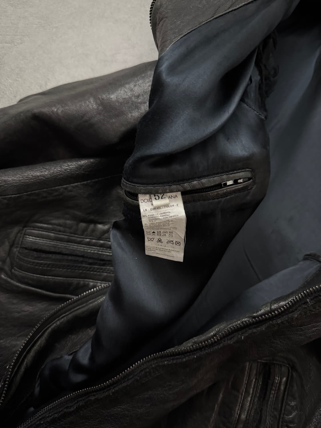 00’S 돌체앤가바나 램스킨 자켓 상품이미지6