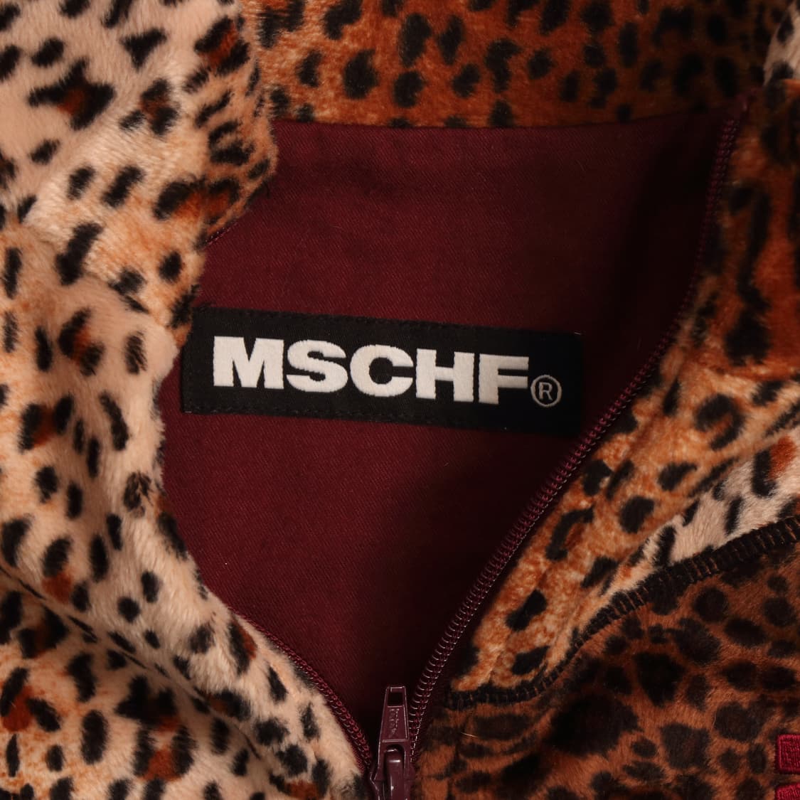미스치프 레오파드 빅로고 플리스 집업자켓 A1396 상품이미지3