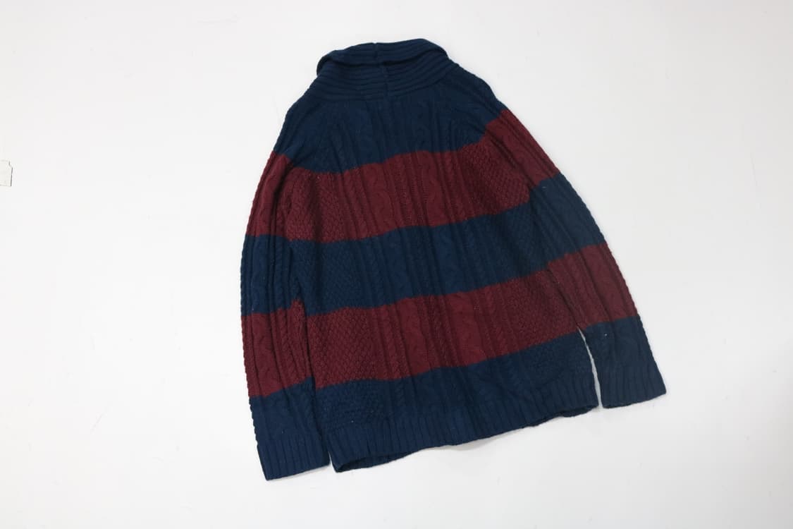 타케오키쿠치 울혼방 스트라이프 니트 가디건 상품이미지6