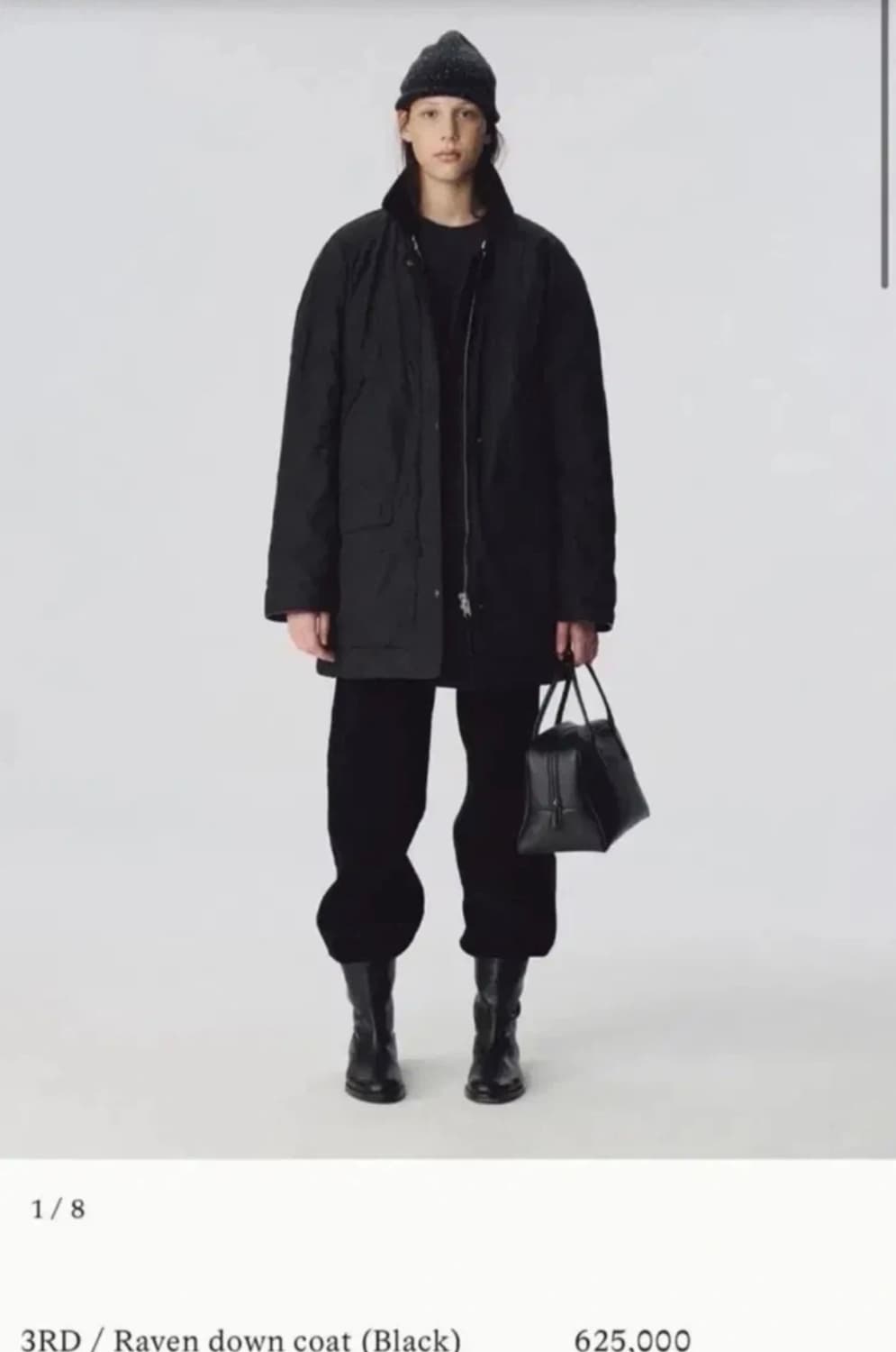 낫띵리튼 nothingwritten raven down coat 상품이미지1