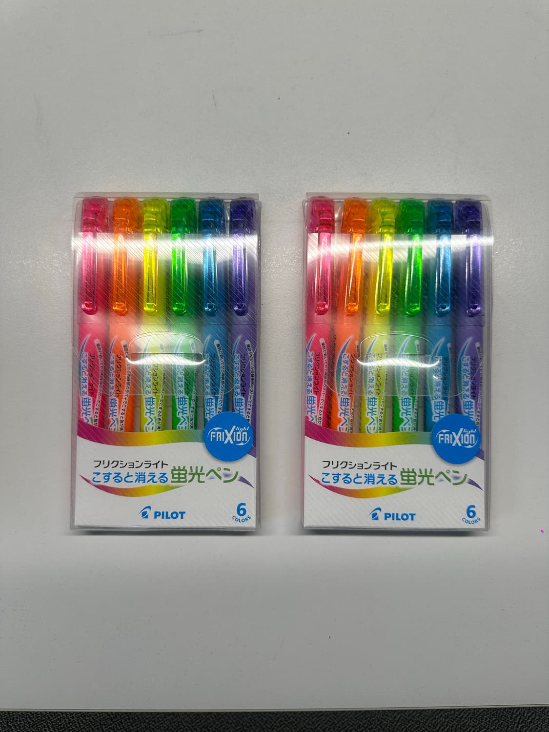 파이롯트 프릭션 frixion 형광펜(지워지는 형광펜) 6색 상품이미지1
