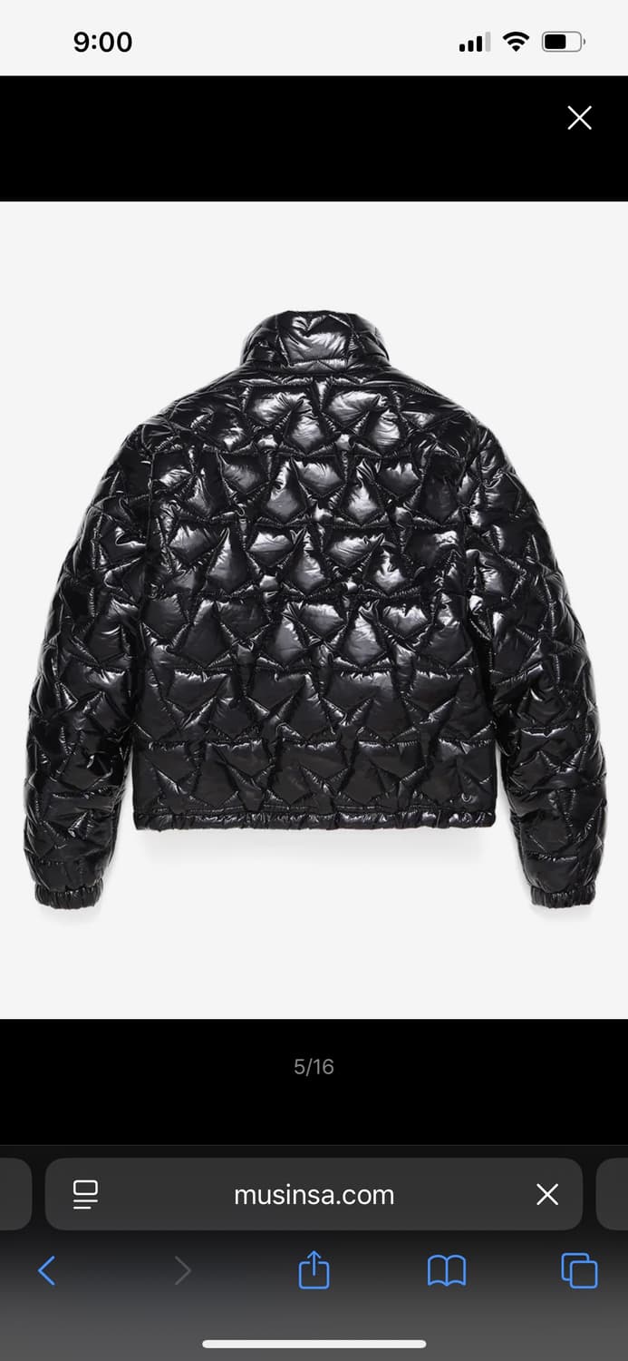 (정가18만원/새상품)카비시 별 패딩 M 스타패딩 경량패딩 상품이미지2