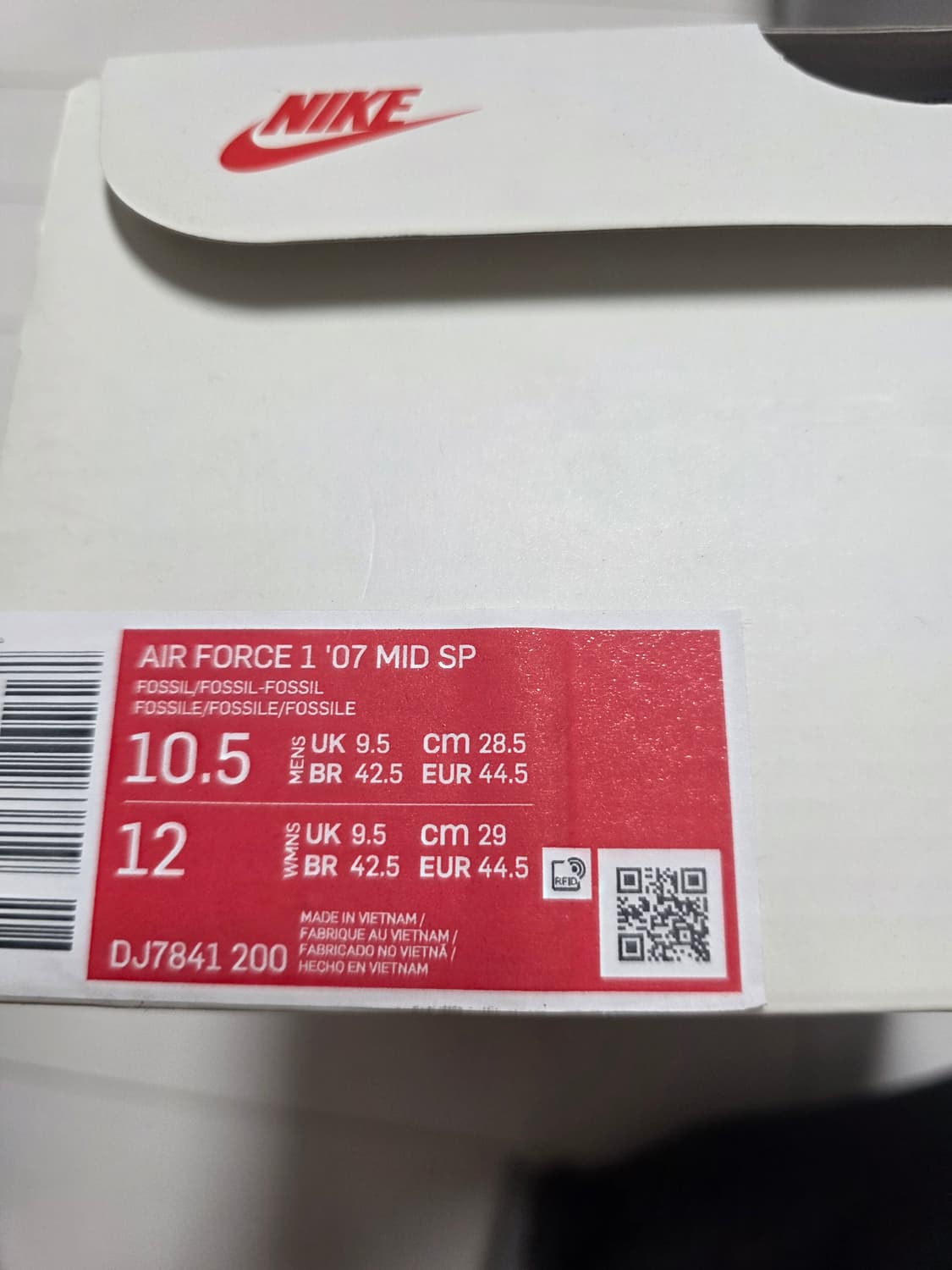 나이키×스투시 에어포스1 미드 [285] 상품이미지5