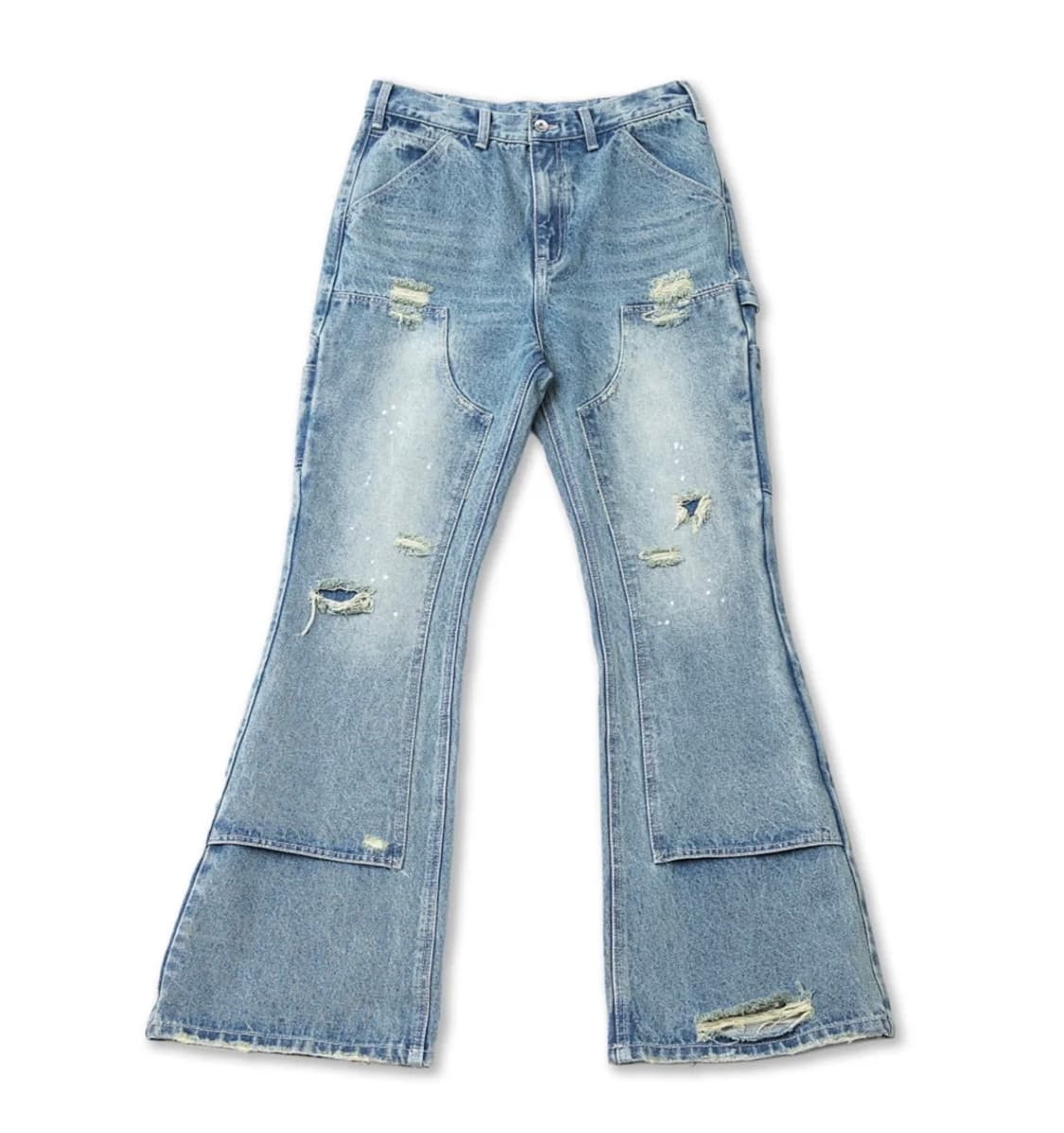 스키즘 인듀싱 double knee boot cut jeans 상품이미지2