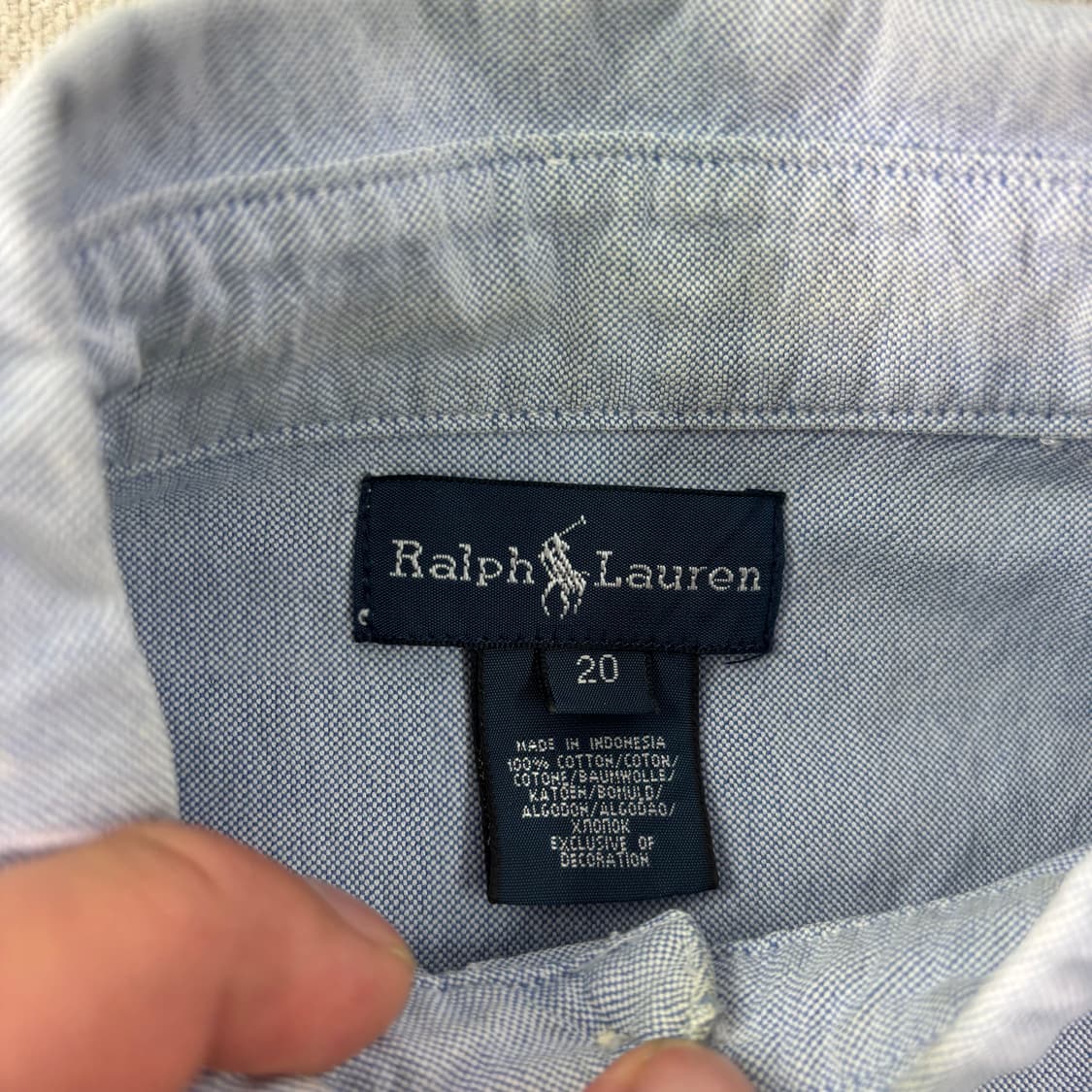 95 폴로랄프로렌 옥스포드 코튼 셔츠 상품이미지3