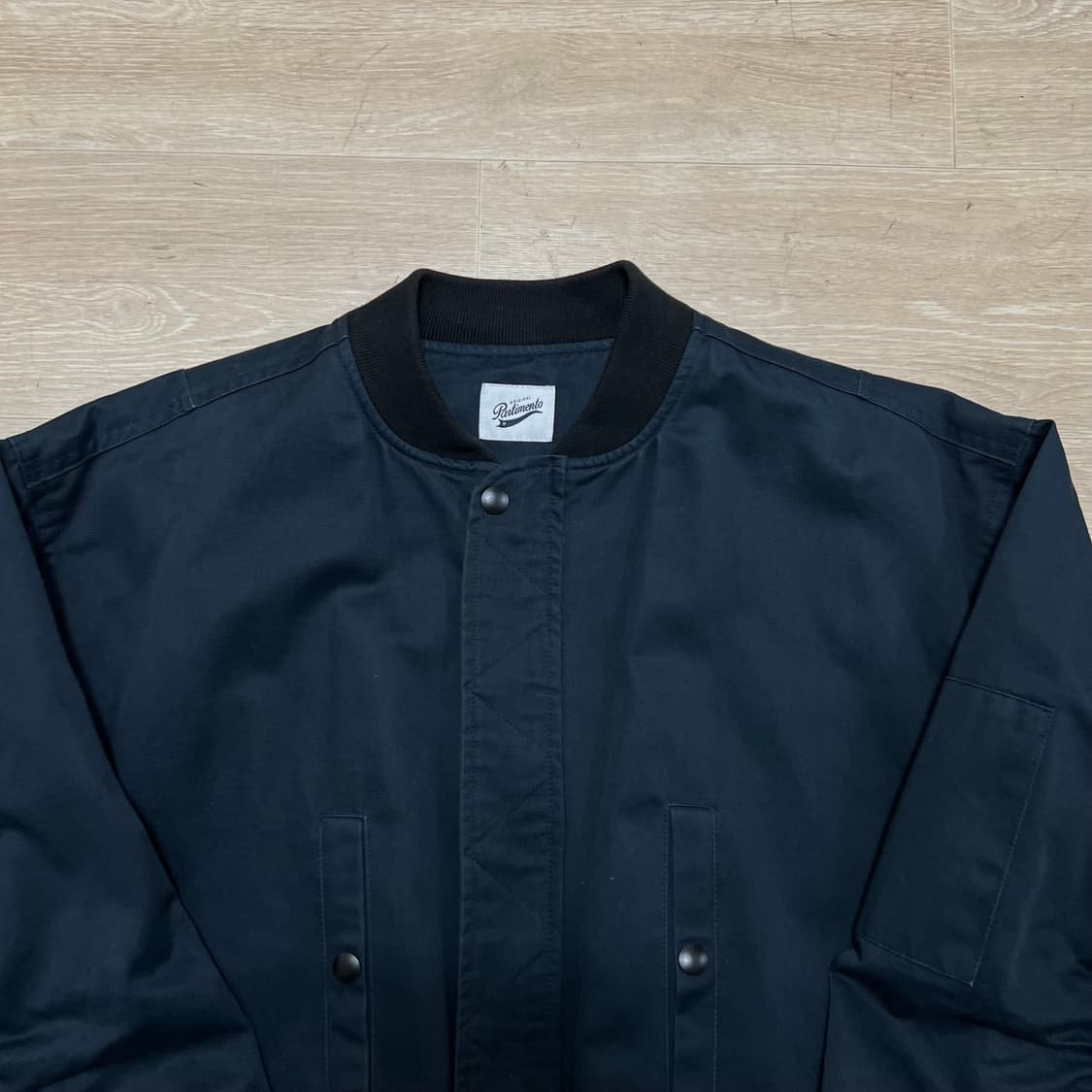 파르티멘토 블루종 셔링 봄버자켓 [다크 네이비] M/95 상품이미지2