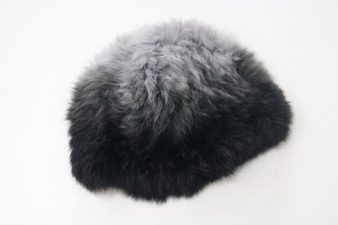 CA4LA 카시라 그라데이션 리얼 래빗 퍼 니트 버킷햇 상품이미지7