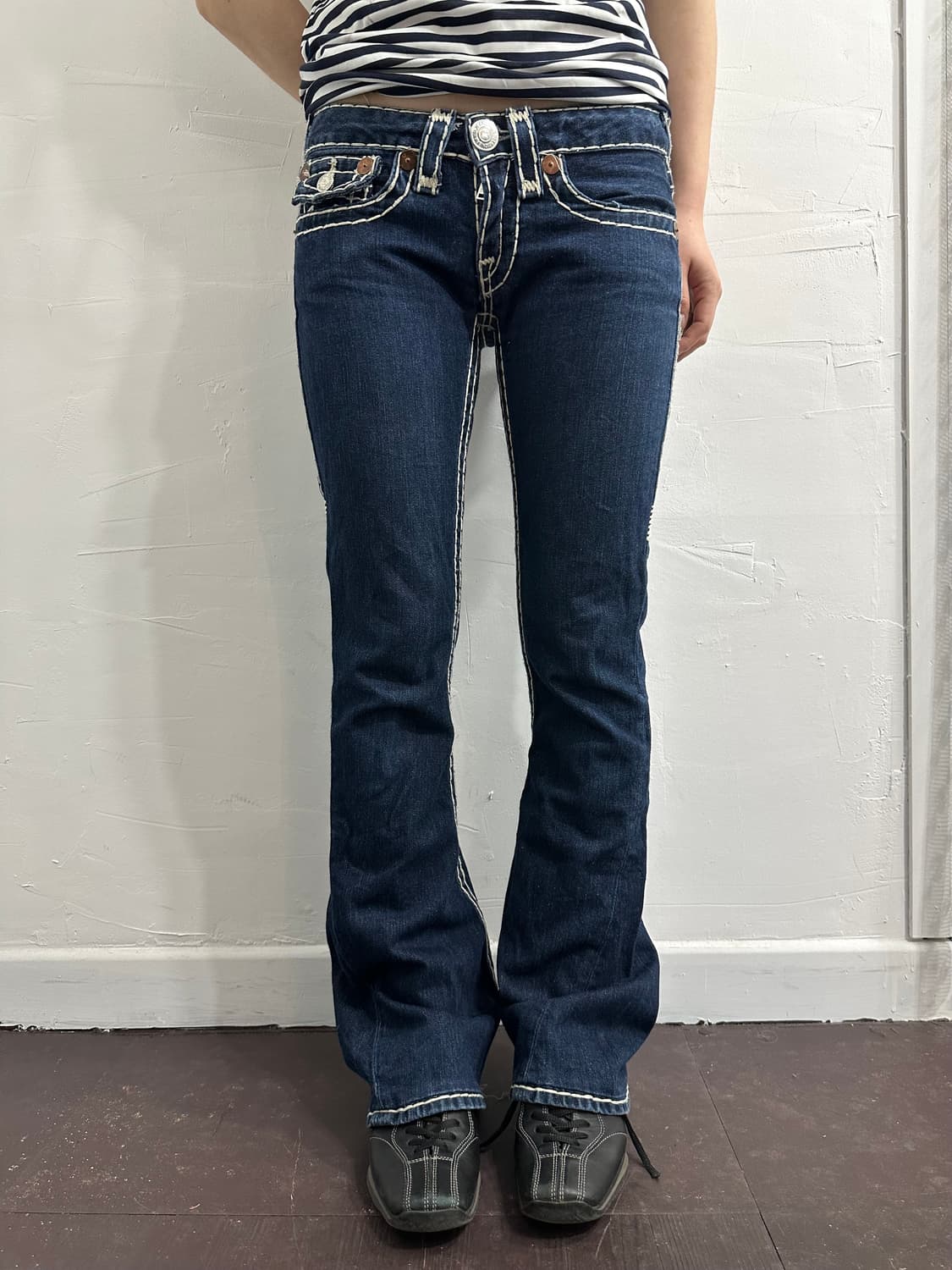 true religion stitch detail denim pants 상품이미지5