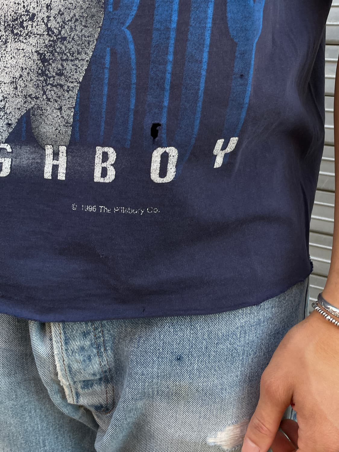 90s Dough boy promo distressed T-shirt 상품이미지3