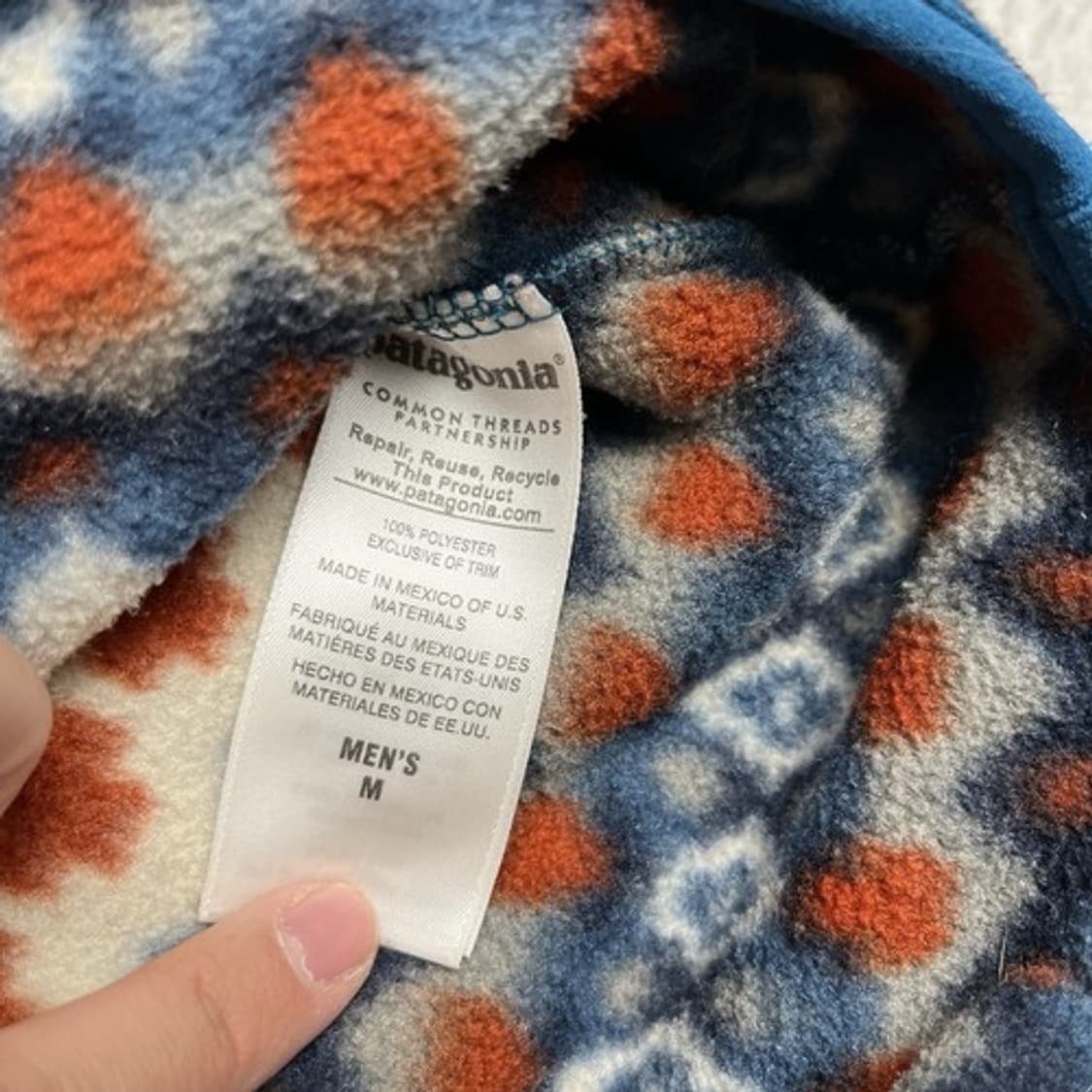 파타고니아 신칠라 스냅T 아일 패턴 상품이미지5