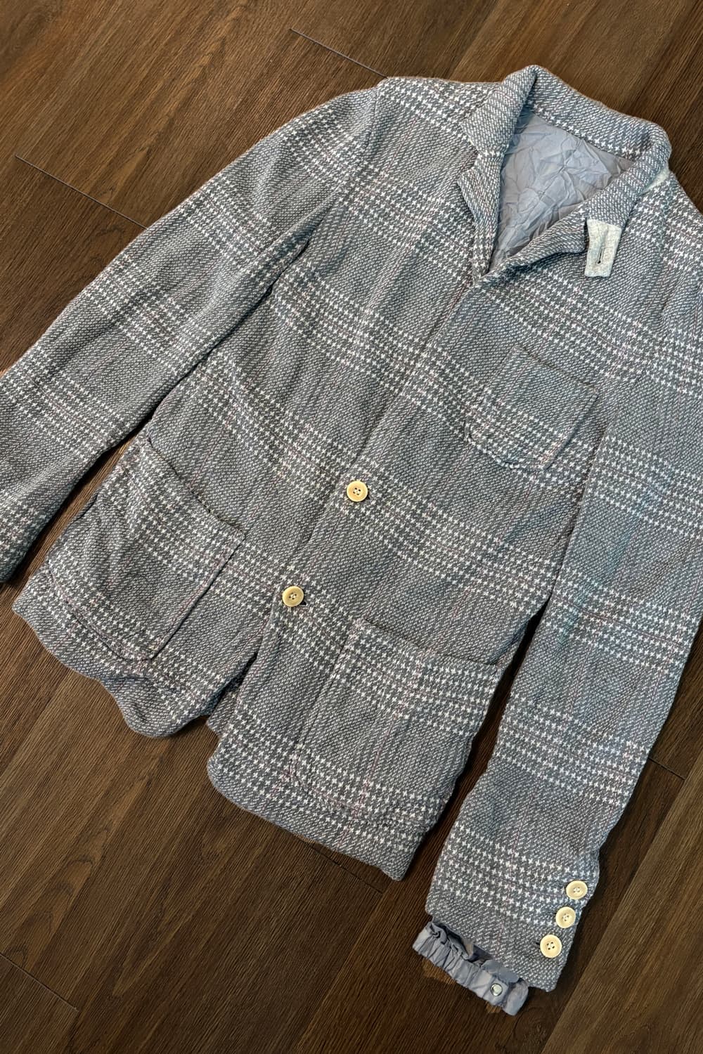 Sacai Checkered Jacket 상품이미지5