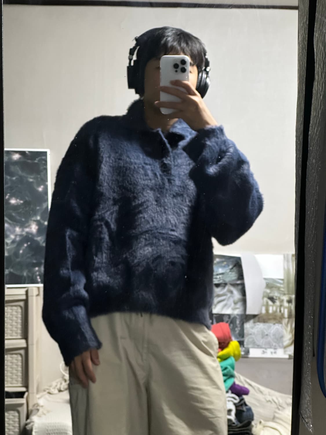 트릴리온 앙고라 니트 팝니다!! 상품이미지1