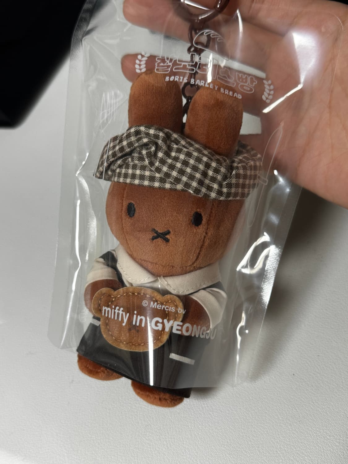 경주 미피 찰보리빵 인형키링 새상품 상품이미지3