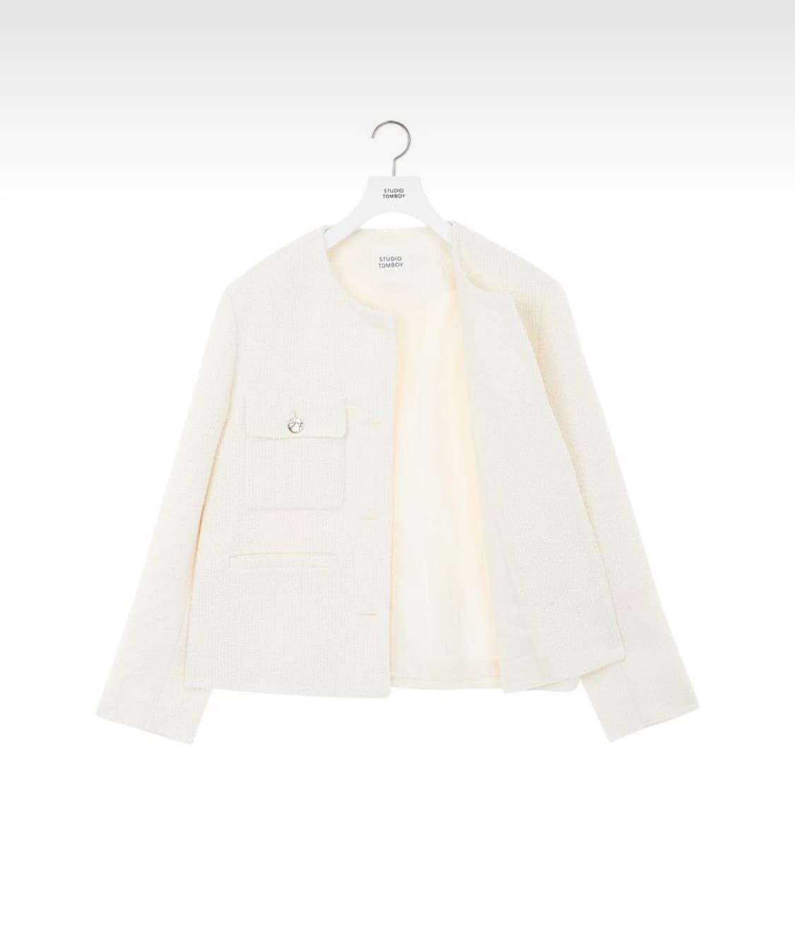 [Studio Tomboy]스튜디오톰보이 울블랜디드 트위드자켓 상품이미지3