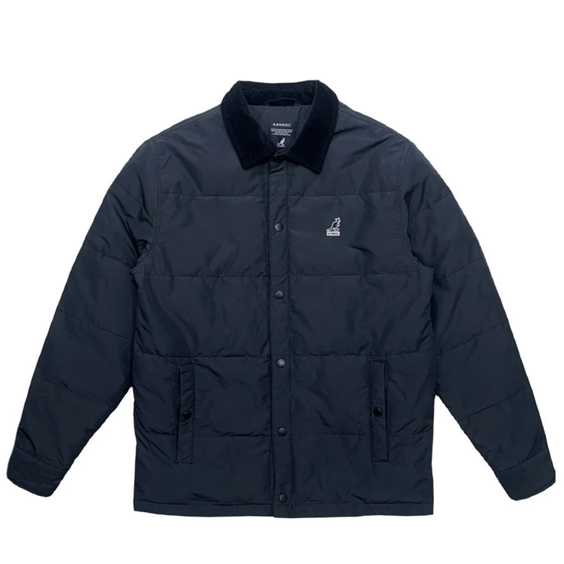 캉골 코듀로이 칼라 셔켓 8516 블랙 패딩 자켓 M 상품이미지1