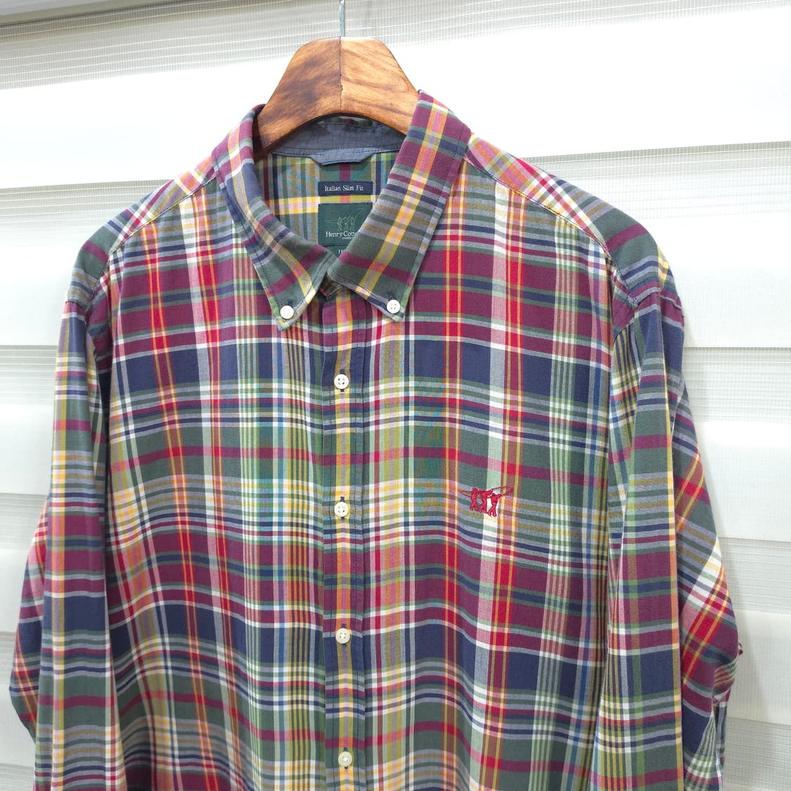 헨리코튼 체크셔츠- L-XL 상품이미지2