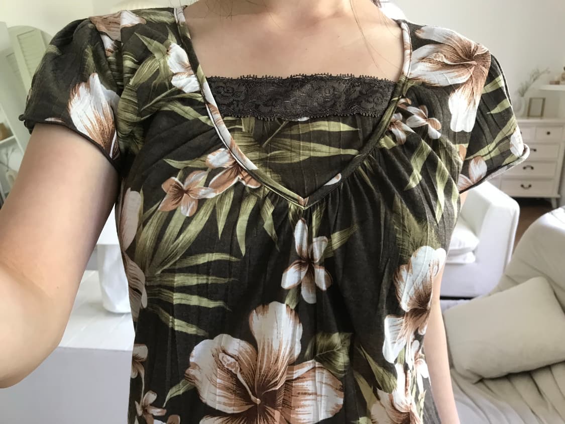 vintage pattern top 상품이미지2