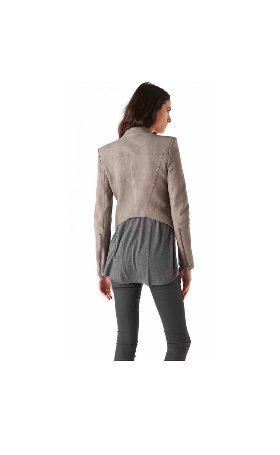 헬무트랭 그레이 램스킨 라이더자켓 상품이미지9