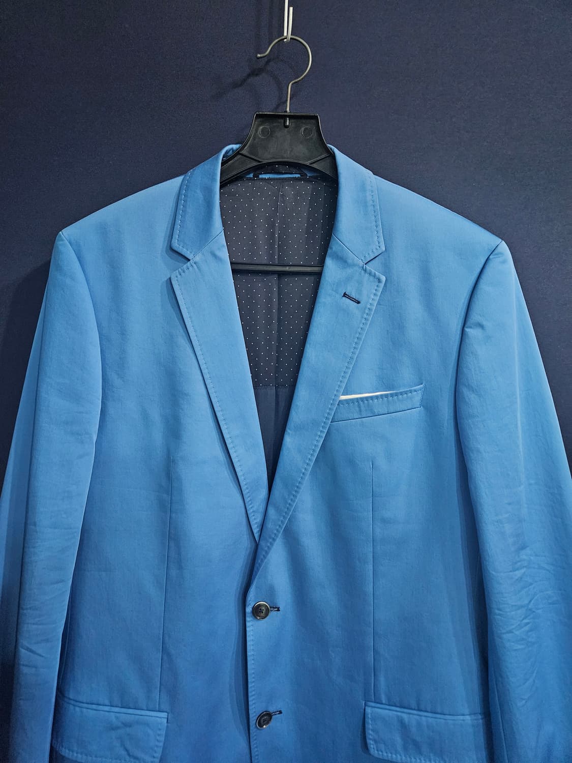 휴고보스 라이트블루 남성 105 정장자켓  상품이미지7