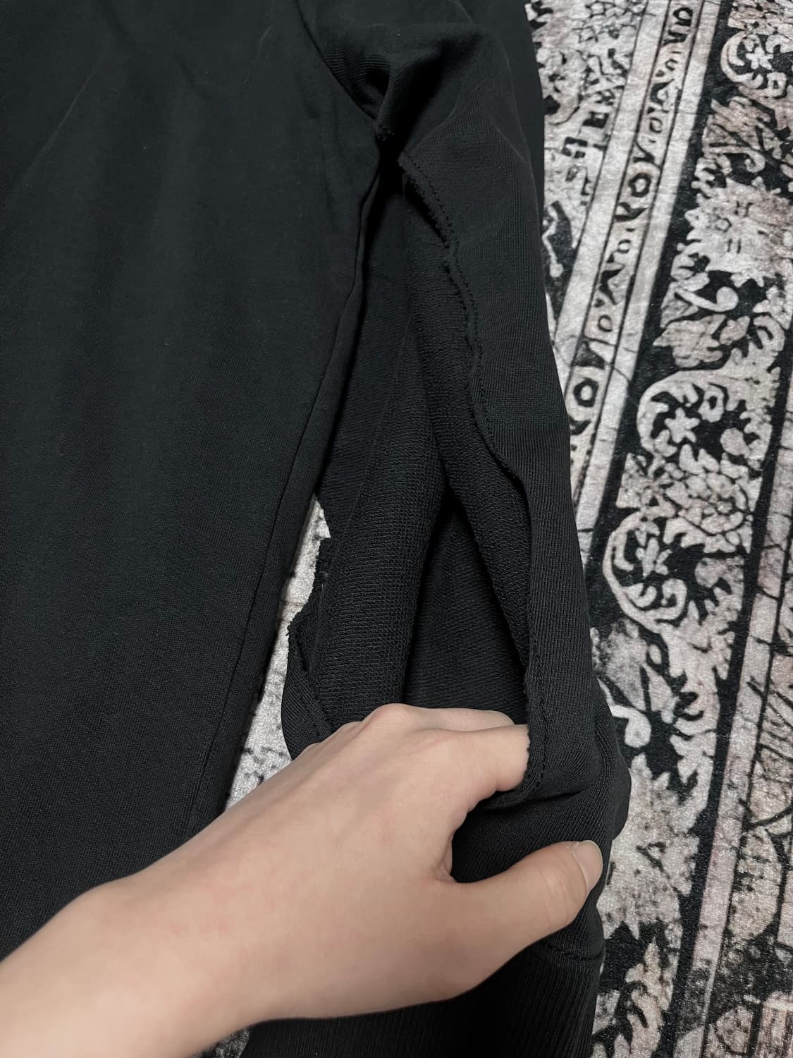 메종마르지엘라 컷아웃 맨투맨 원피스 S 상품이미지6