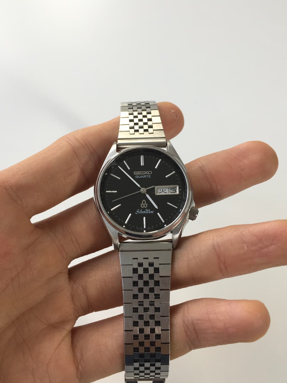 80s seiko silver wave black dial (ver.2) 상품이미지2