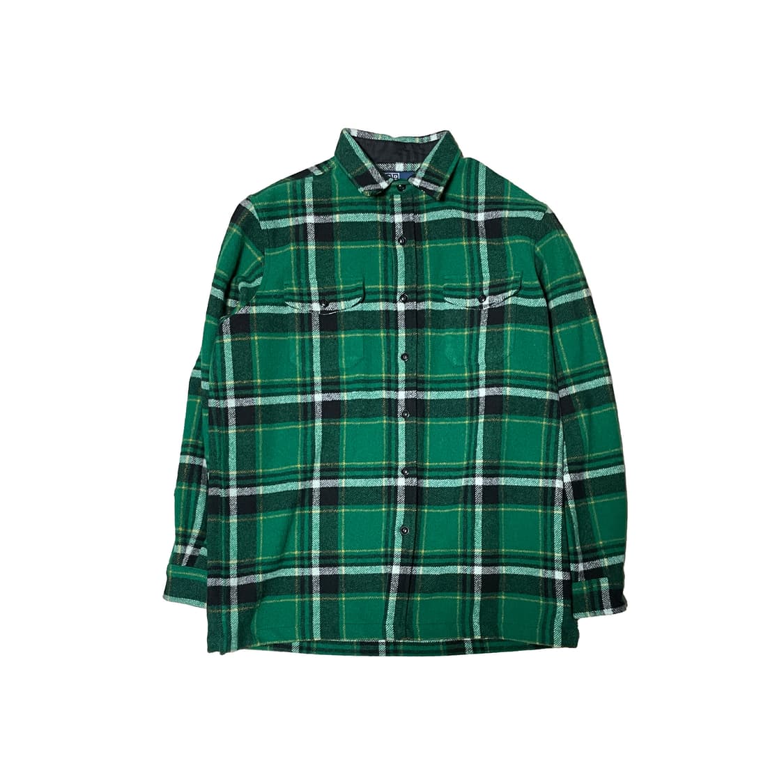 폴로 랄프로렌 플레이드 울 블랜드 오버셔츠 상품이미지1