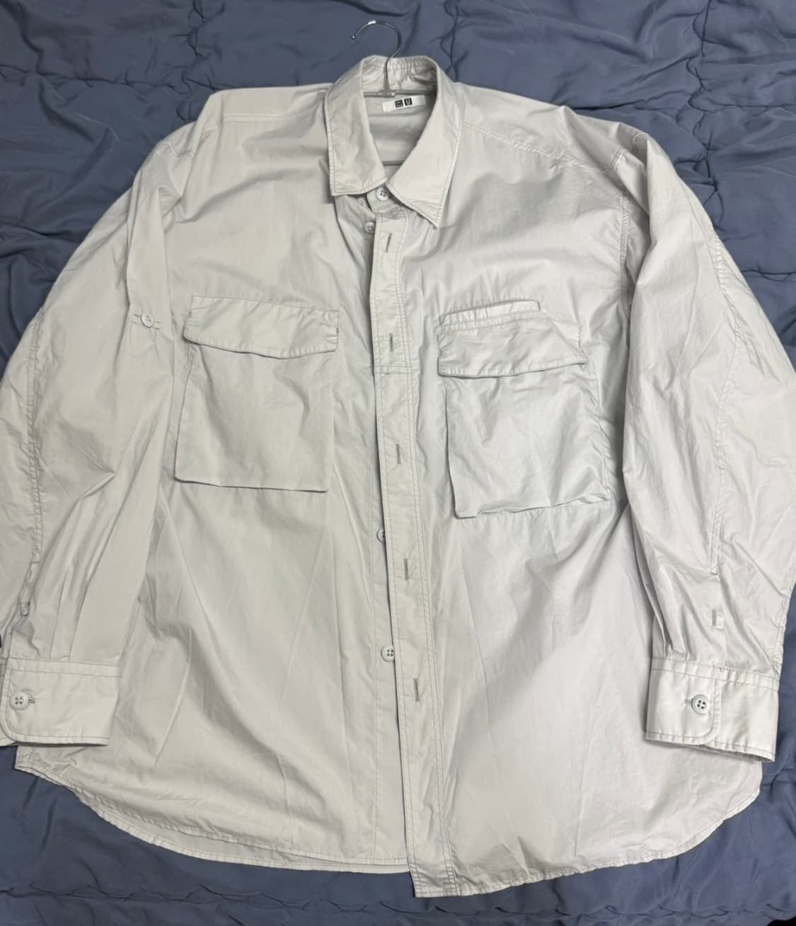 유니클로 U 유틸리티 오버셔츠 XL 상품이미지1