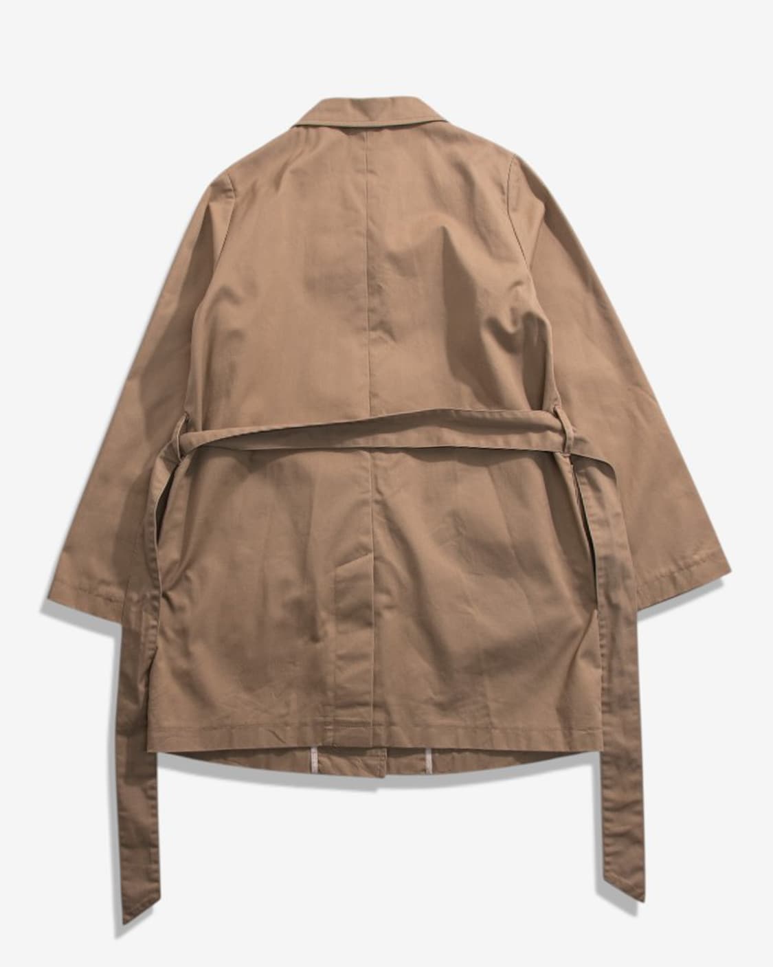 Navy natural cotton mac coat 상품이미지2