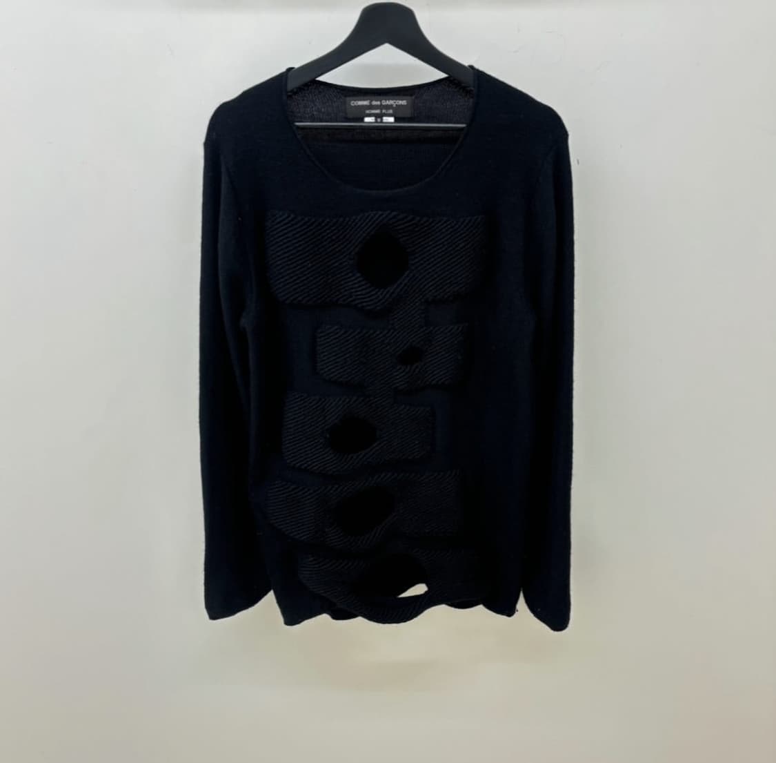 꼼데가르송 옴므플러스 홀 니트 상품이미지1