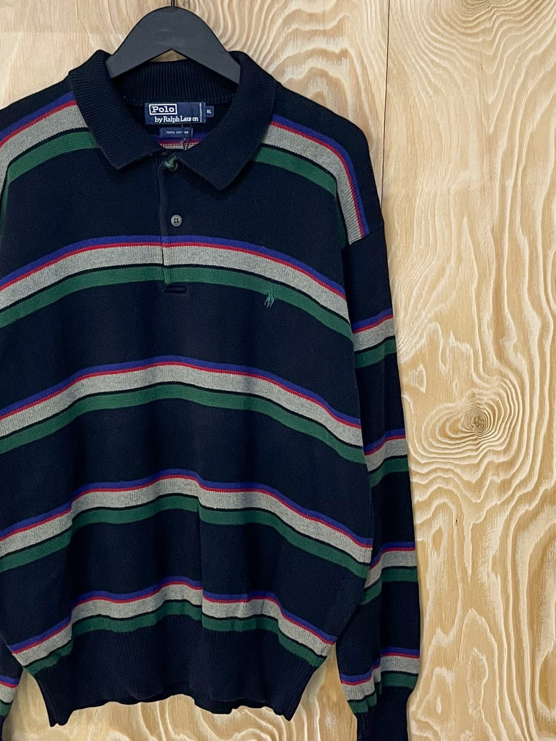 폴로랄프로렌 멀티 스트라이프 카라넥 니트 상품이미지3
