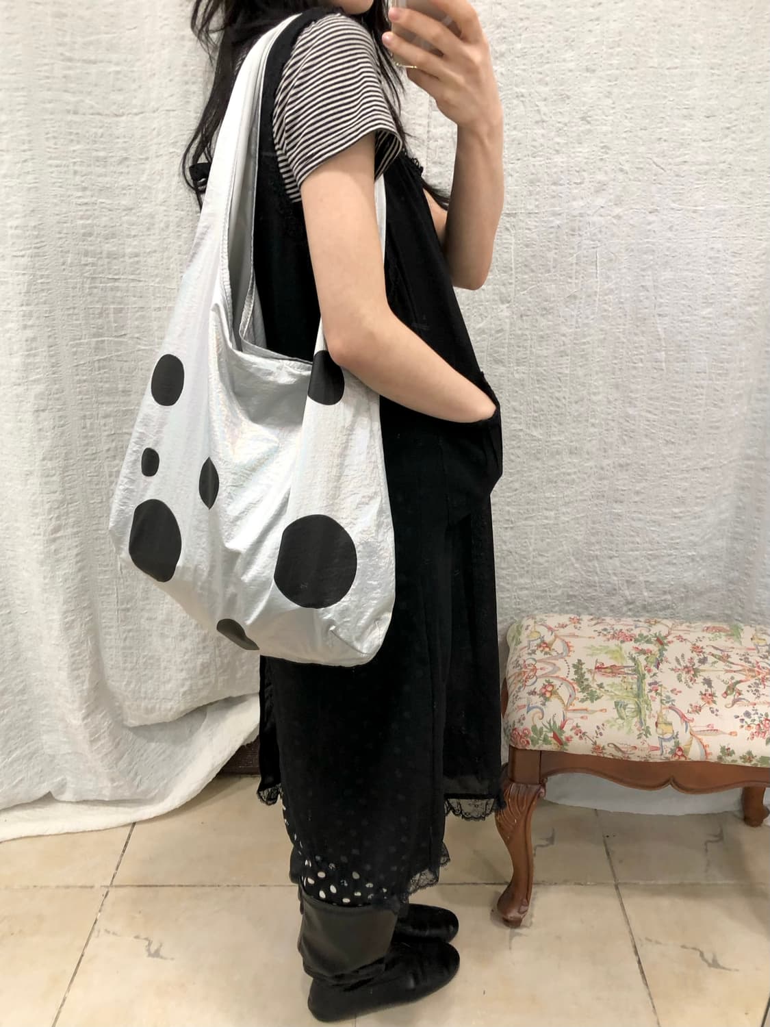 Sheer overlay one-piece 상품이미지5