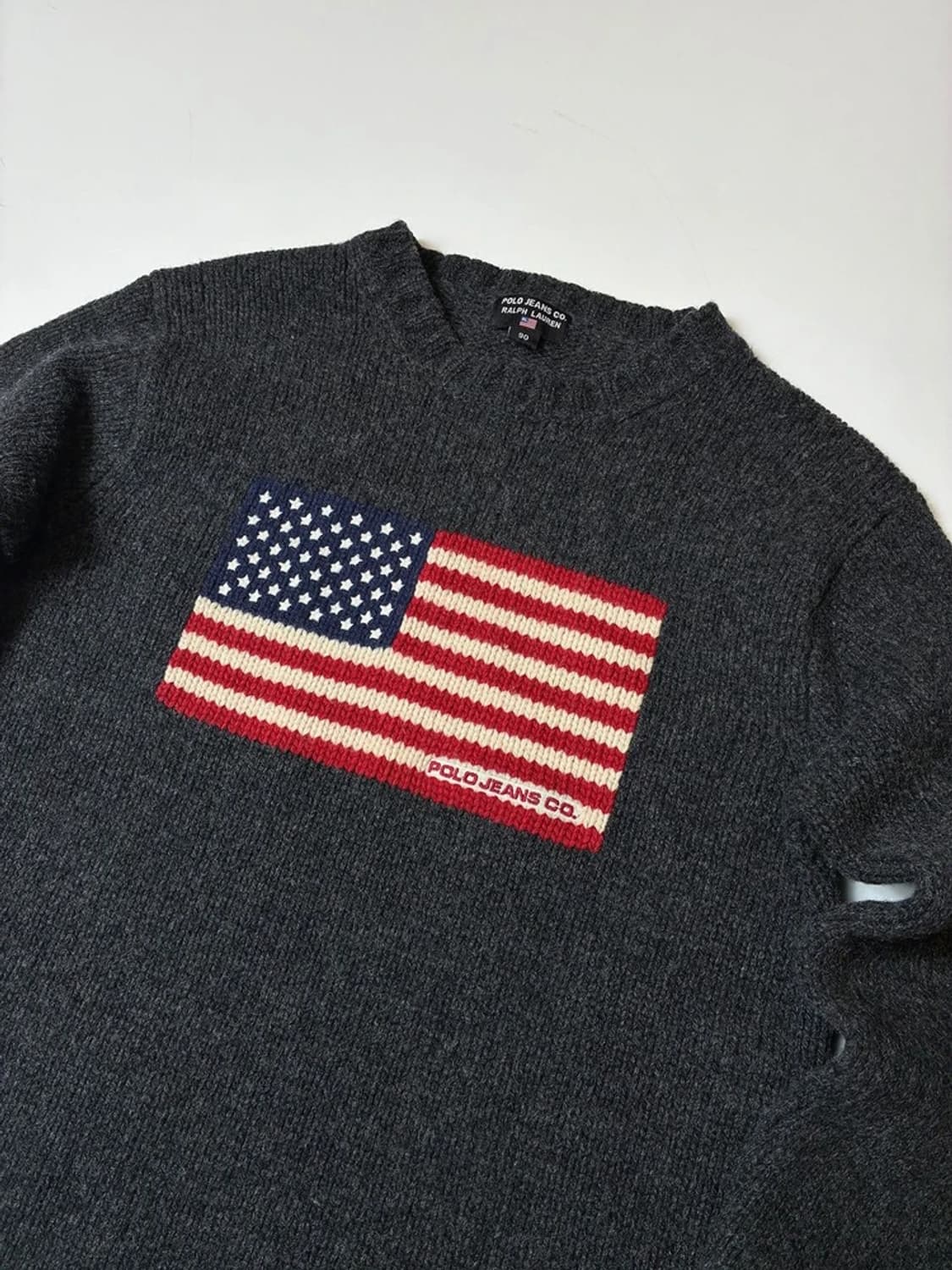 폴로 진스 00's 성조기 차콜 니트 PN8681 상품이미지3