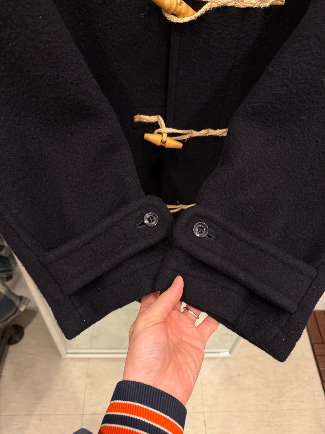 Abahouse 빈티지 울 더플 코트 (made in Japan) 상품이미지5