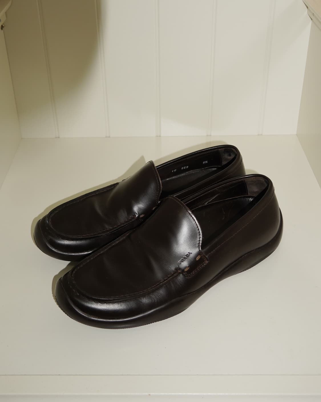 프라다 브라운 로퍼 상품이미지5