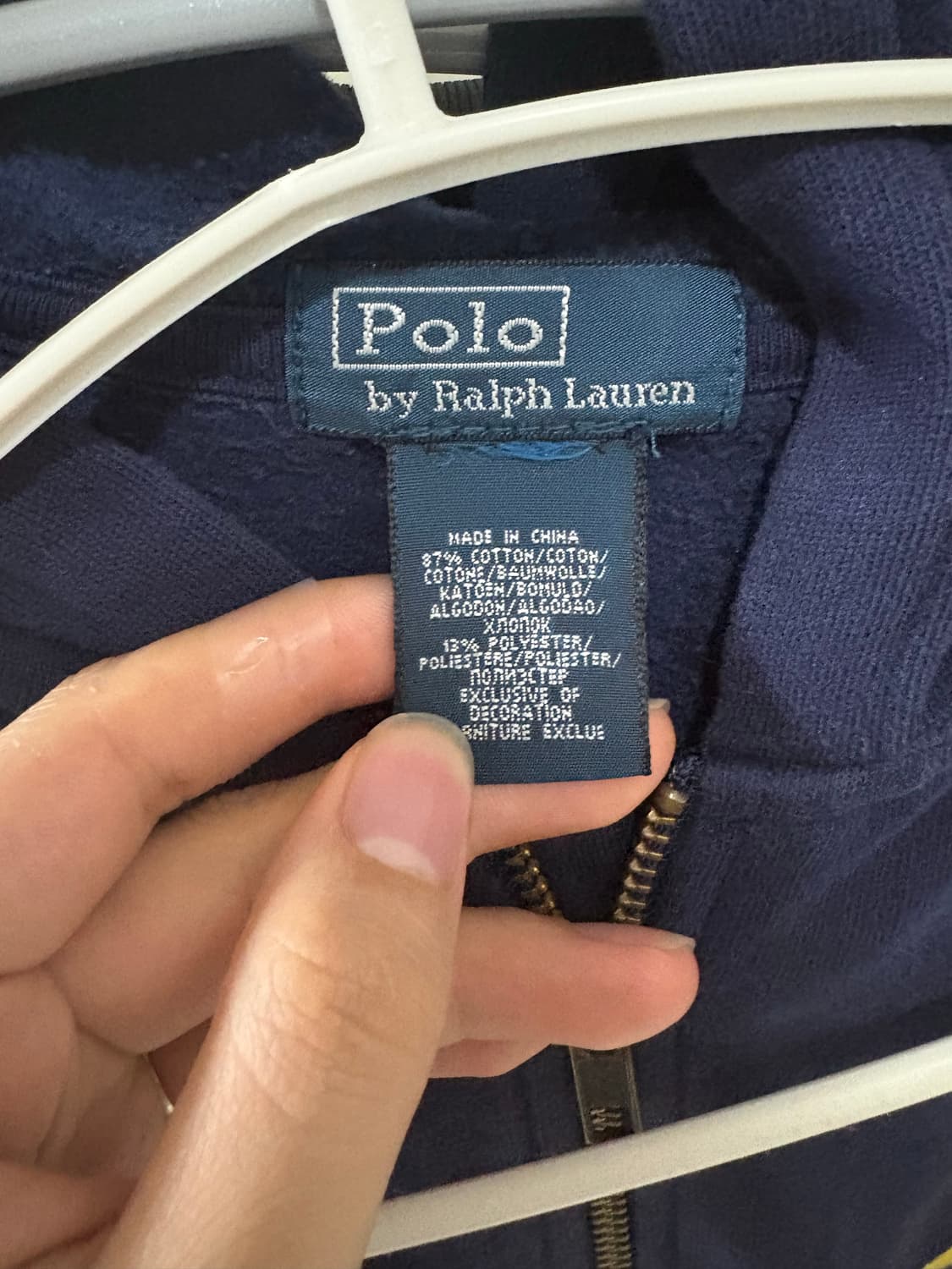 대대대장)폴로 황금🏅빅포니 넘버 3 후드집업 M 상품이미지8