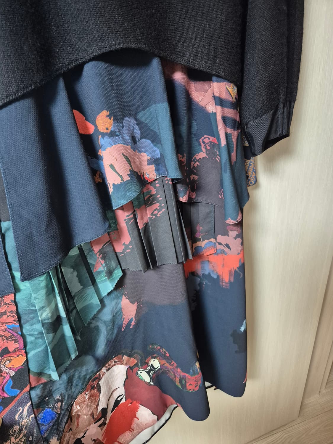 타임 TIME 한섬 울니트 원피스 패턴 드레스 롱원피스 상품이미지4