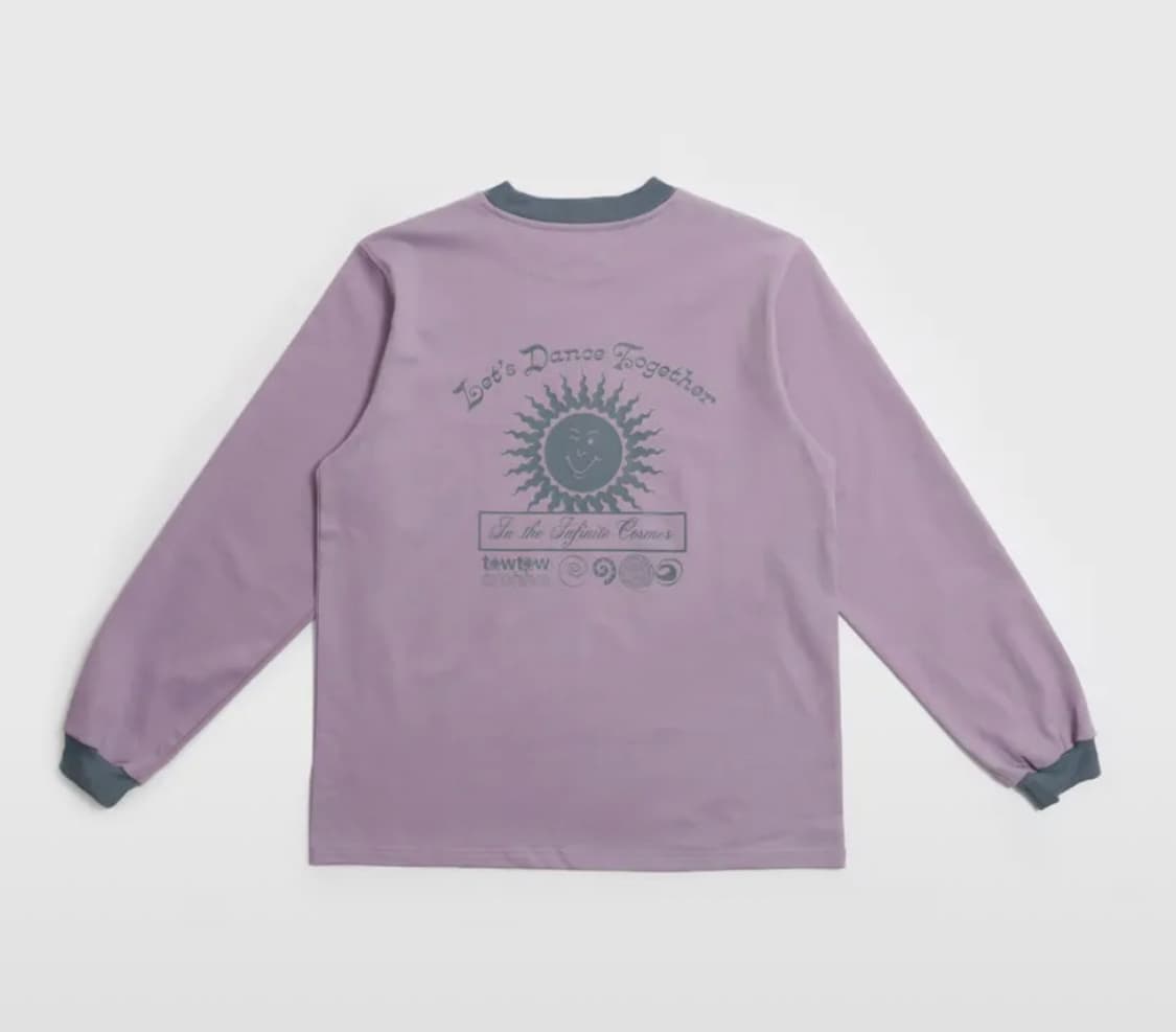 토우토우아카이브 인피니트썬 롱슬리브 티셔츠 페이디드 퍼플 상품이미지2