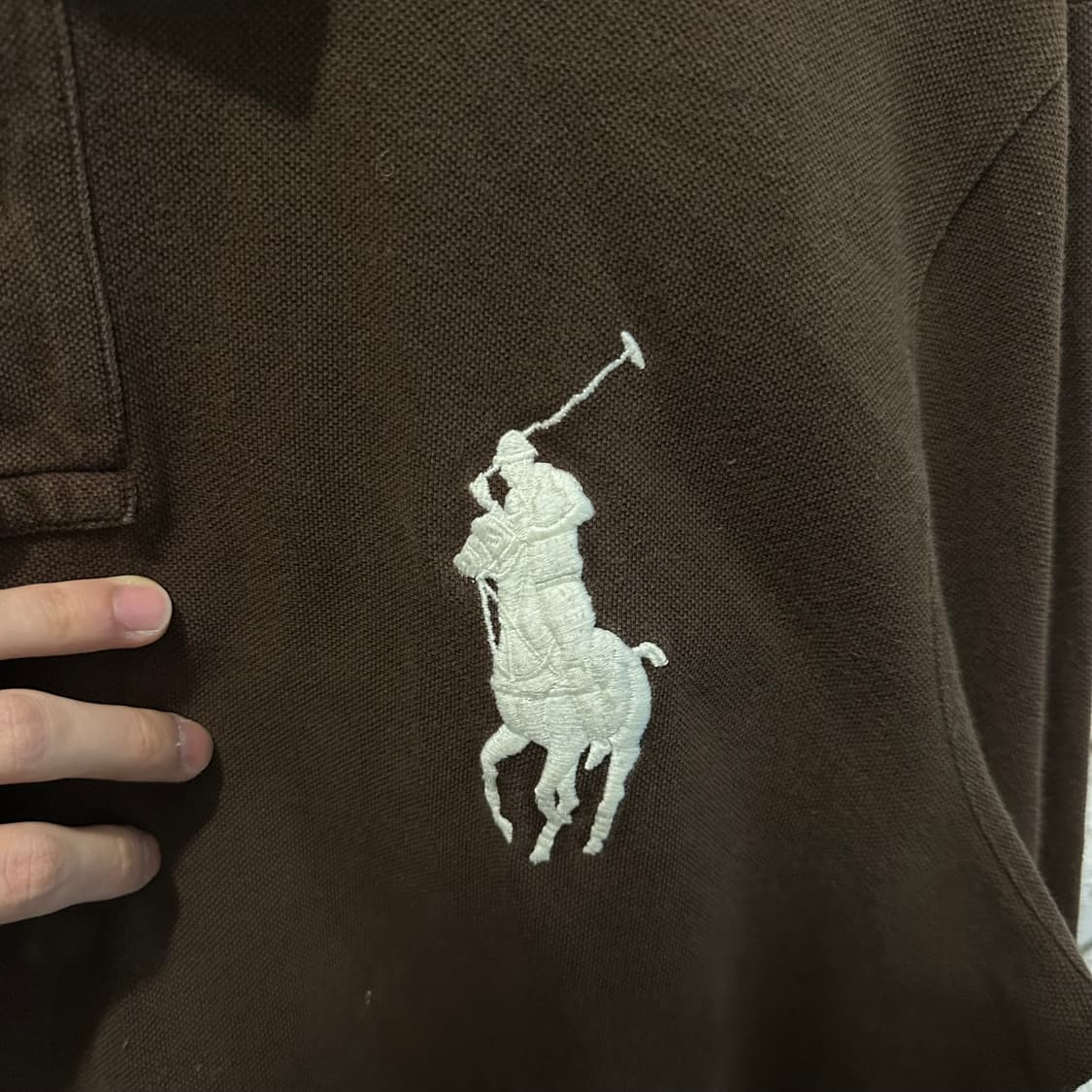 폴로 랄프로렌 빅포니 카라 롱슬리브 XXL 상품이미지4