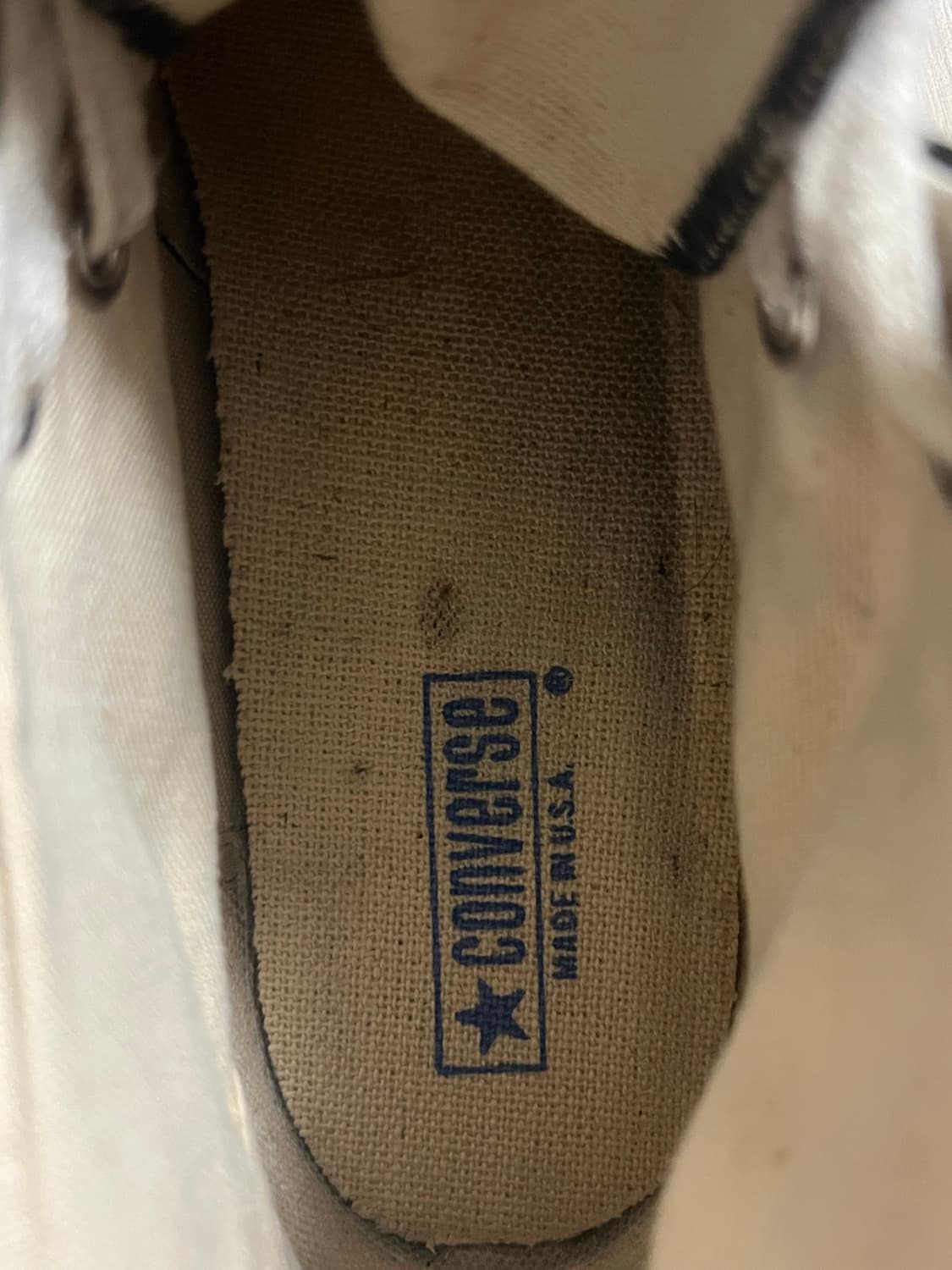 [9.5] 80s 빈티지 컨버스 블랙 made in usa 상품이미지5