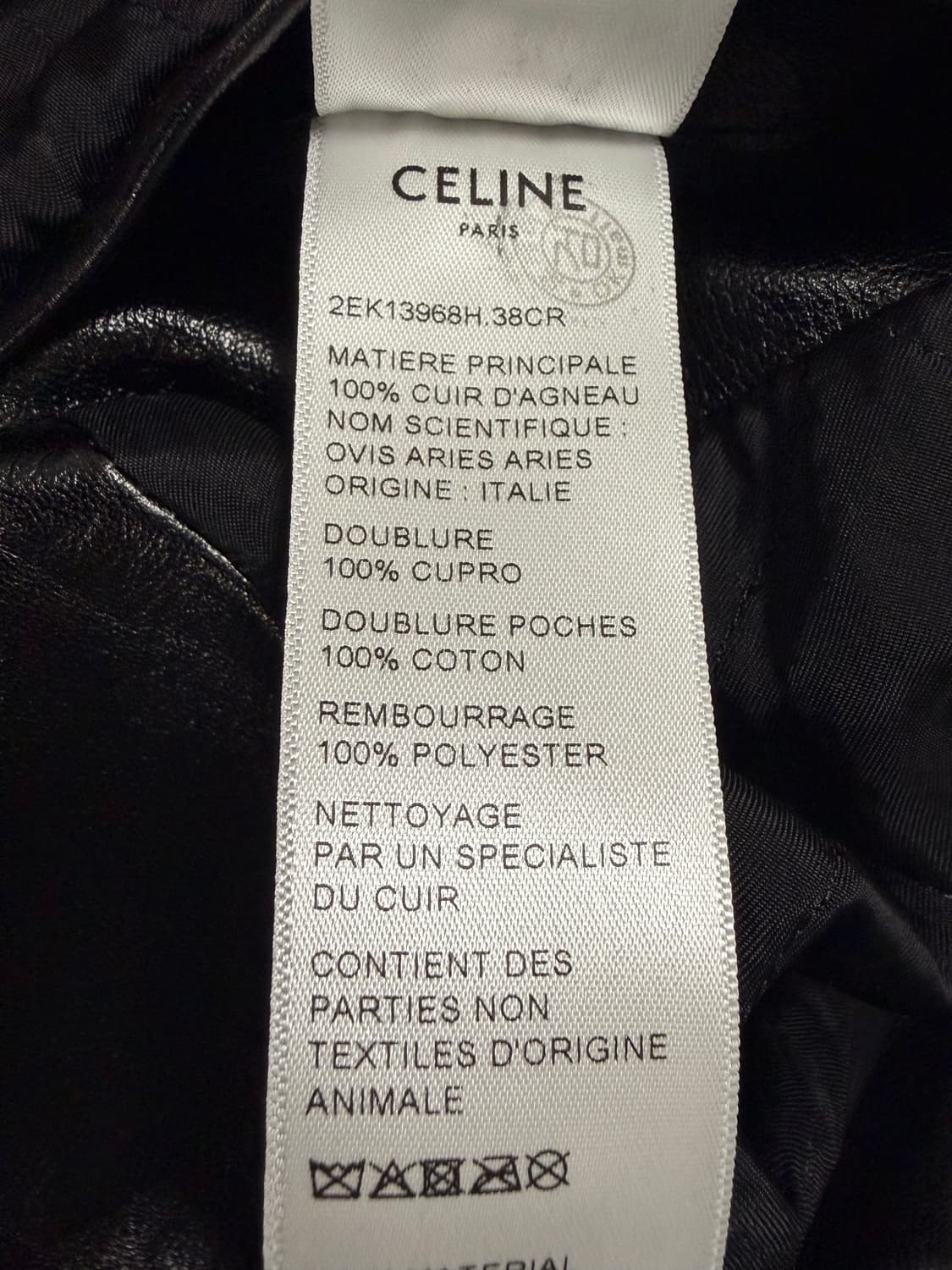 Celine 24FW 테디 레더 자켓 상품이미지9