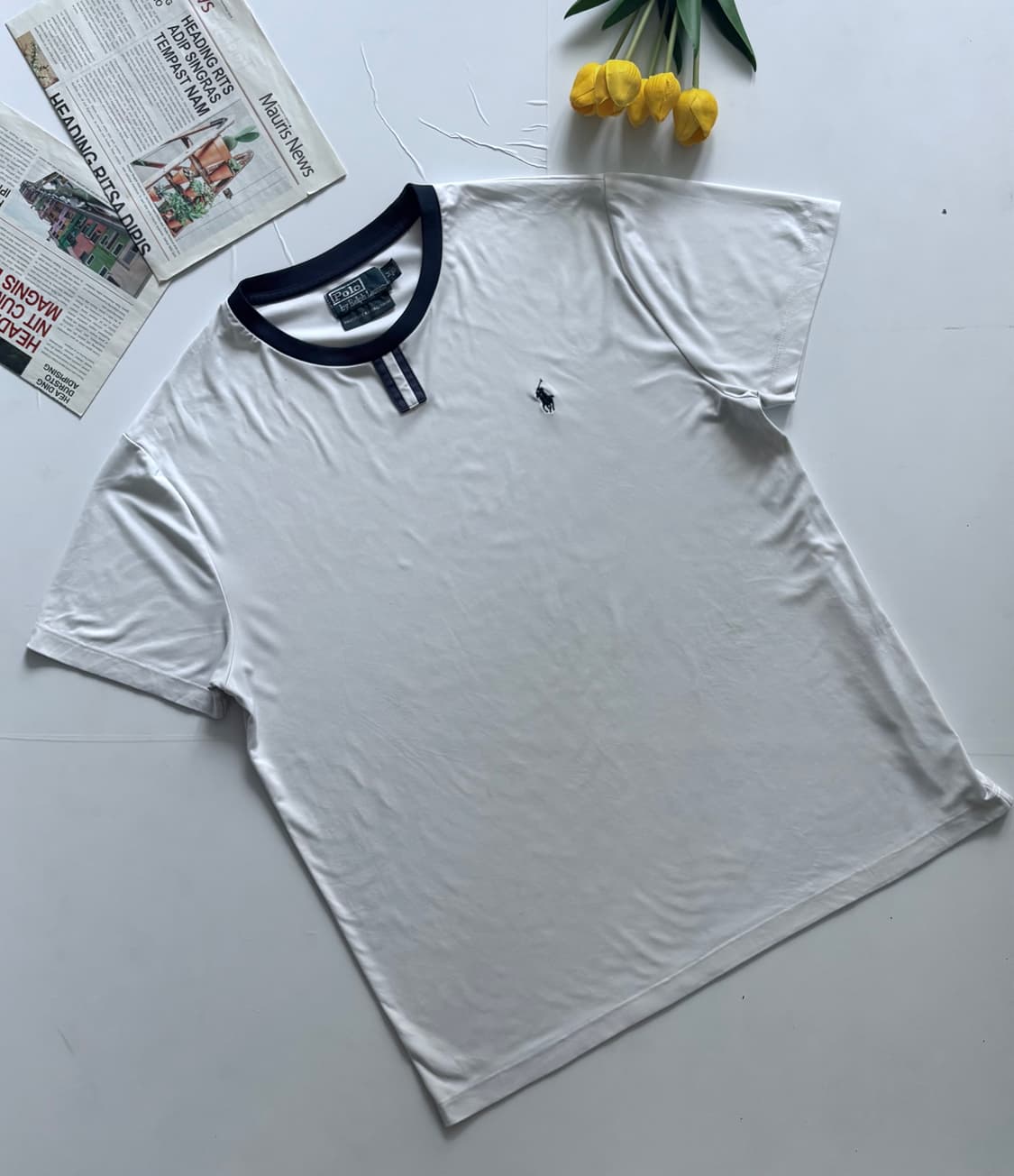 Polo 폴로랄프로렌 빈티지 링거 반팔티 상품이미지1