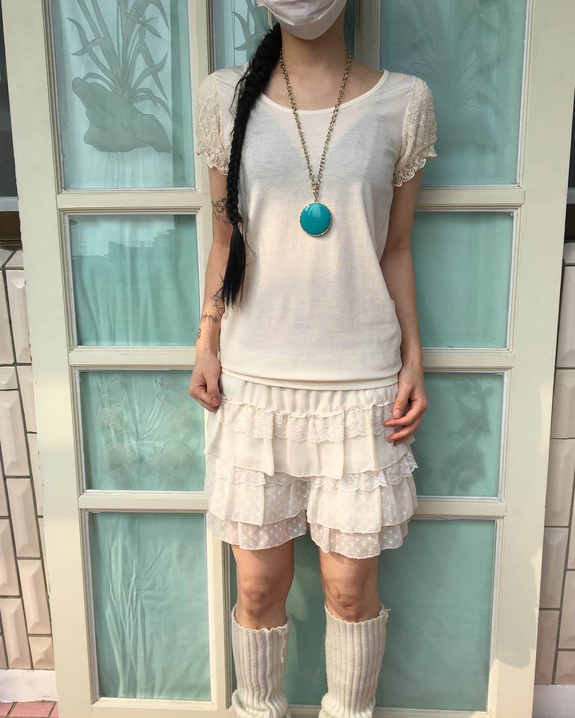 Lace point t shirt 상품이미지1