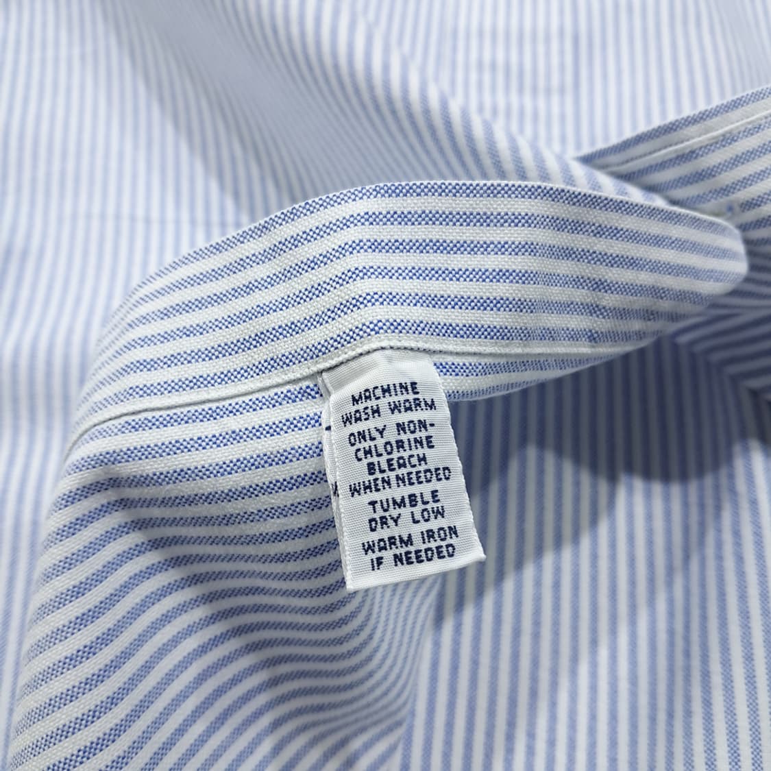 CL608 2XL 폴로 90s 홍콩판 스트라이프 클래식블루 셔츠 남방 상품이미지5