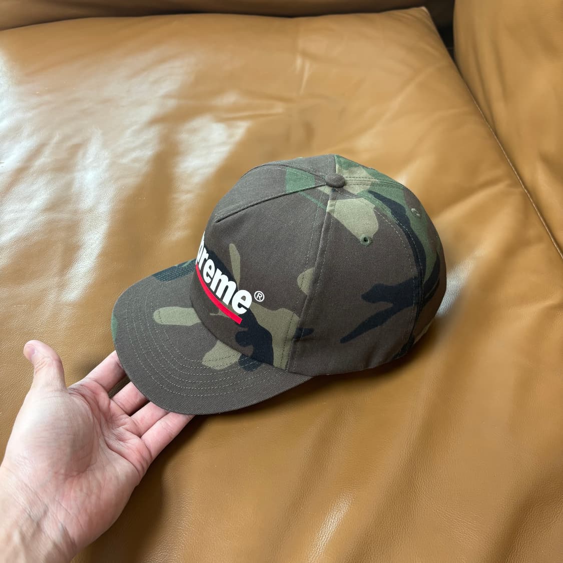 슈프림 6패널 볼캡 모자 우드랜드 카모 상품이미지4