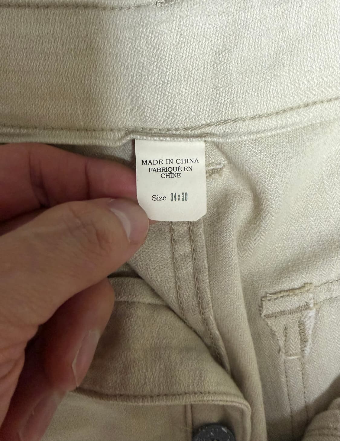 RRL 더블알에 에크루 한정판 퍼티그 팬츠 34/30 상품이미지3