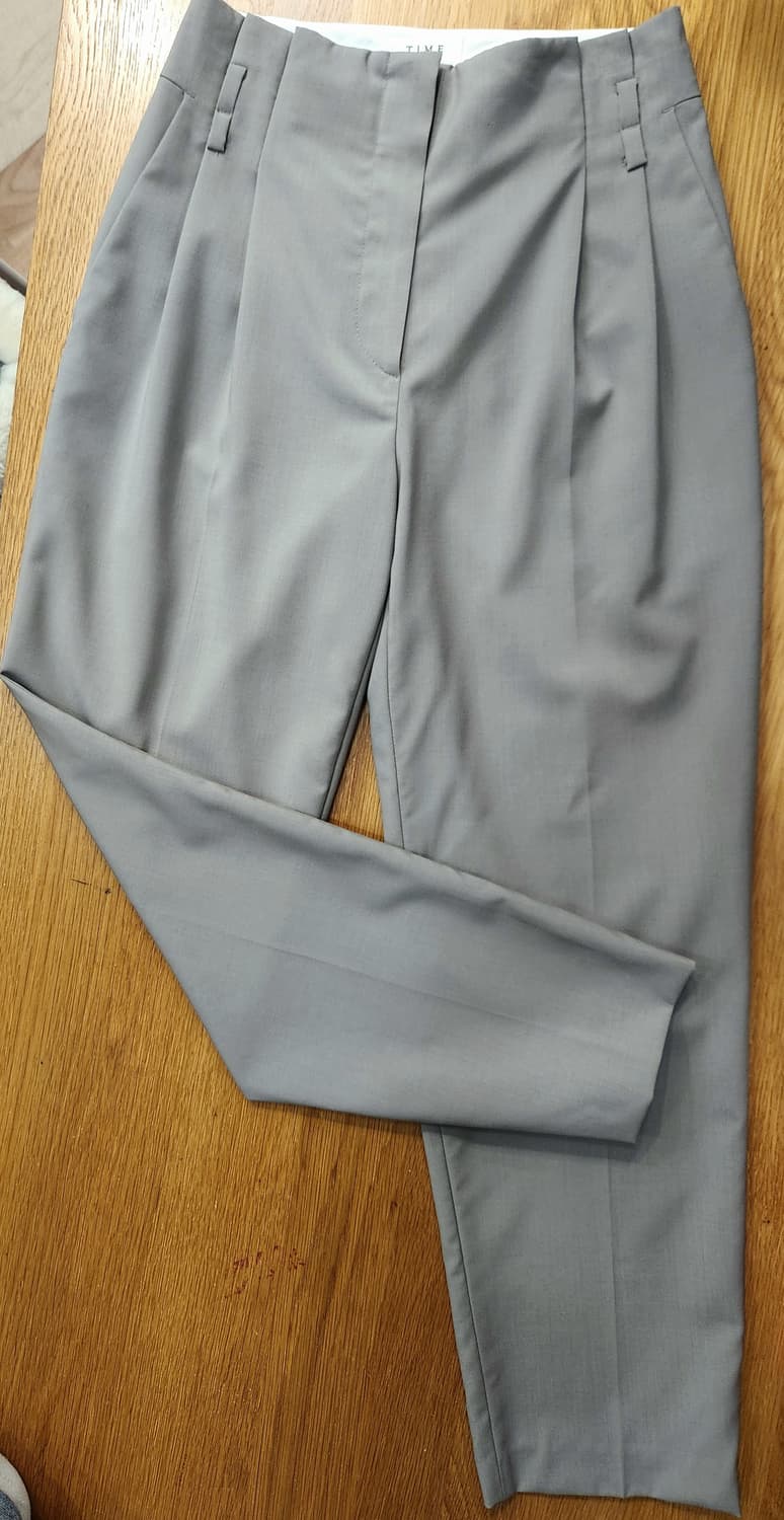 (새상품)한섬 타임 핀턱슬랙스 상품이미지3