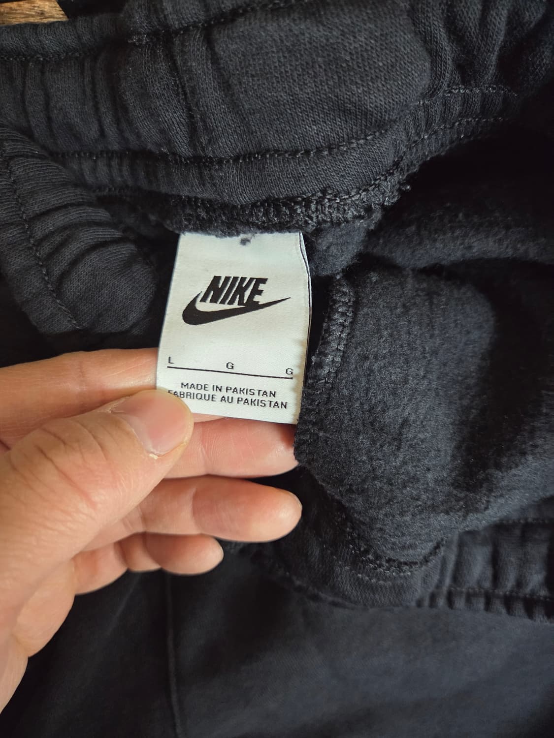 나이키 에센셜 멀티자수로고 기모 팬츠 L 상품이미지3