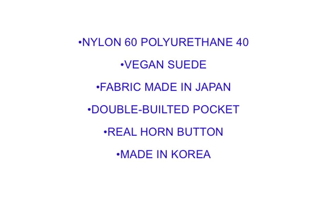 도큐먼트 비건스웨이드 빅포켓 쟈켓 상품이미지2